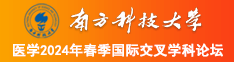 日本草逼南方科技大学医学2024年春季国际交叉学科论坛